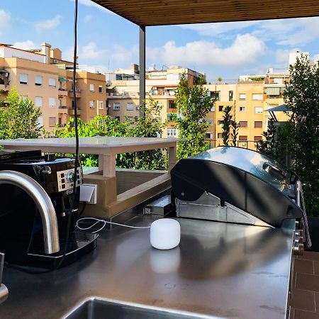 Incredible 2Br Penthouse With Urban Rooftop Garden Barcelona Kültér fotó