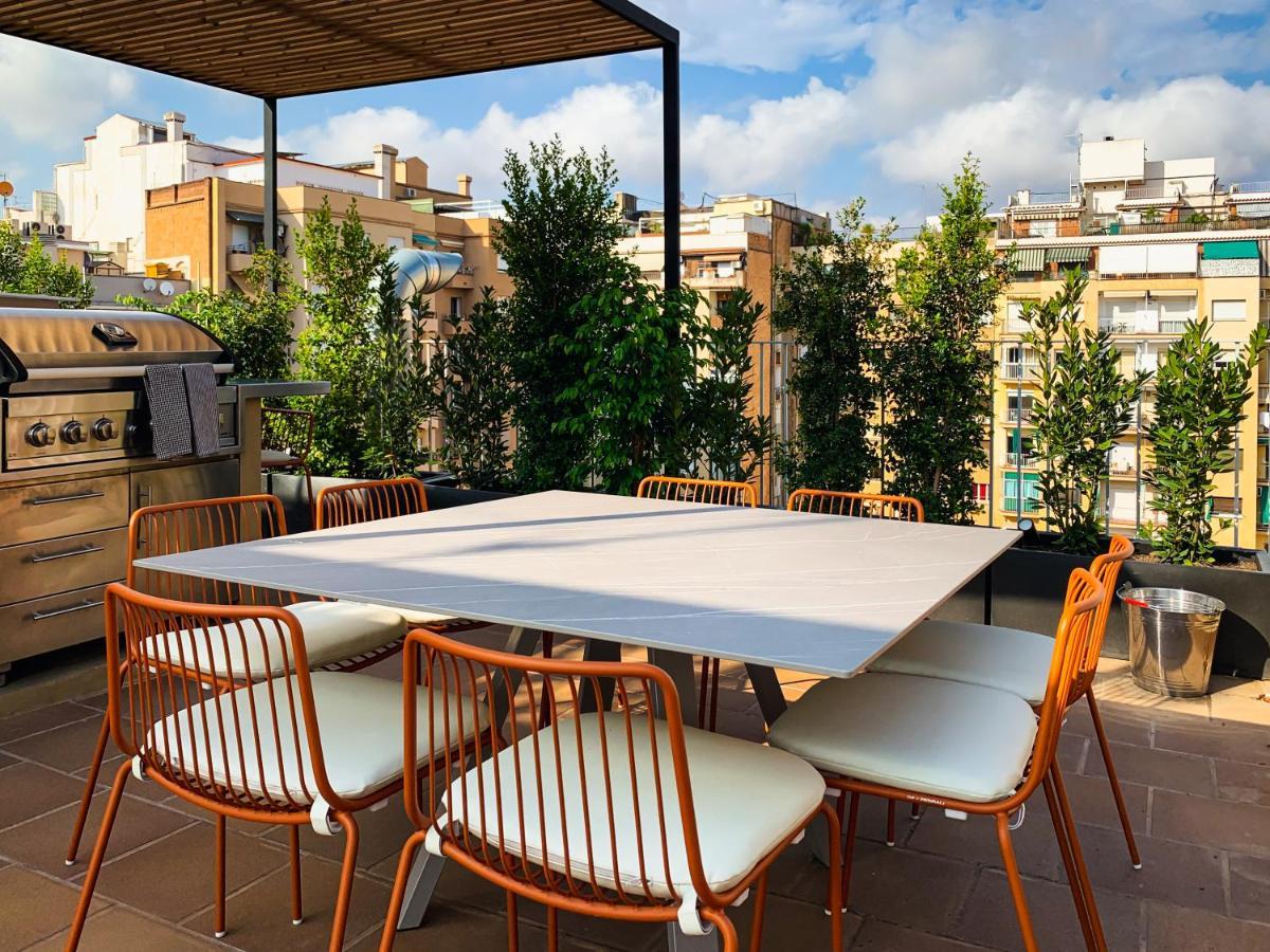 Incredible 2Br Penthouse With Urban Rooftop Garden Barcelona Kültér fotó